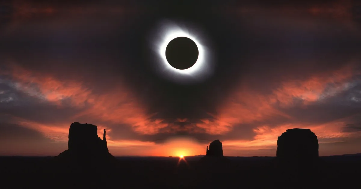 A cosmic coincidence makes the Sun and Moon look exactly the same size from Earth