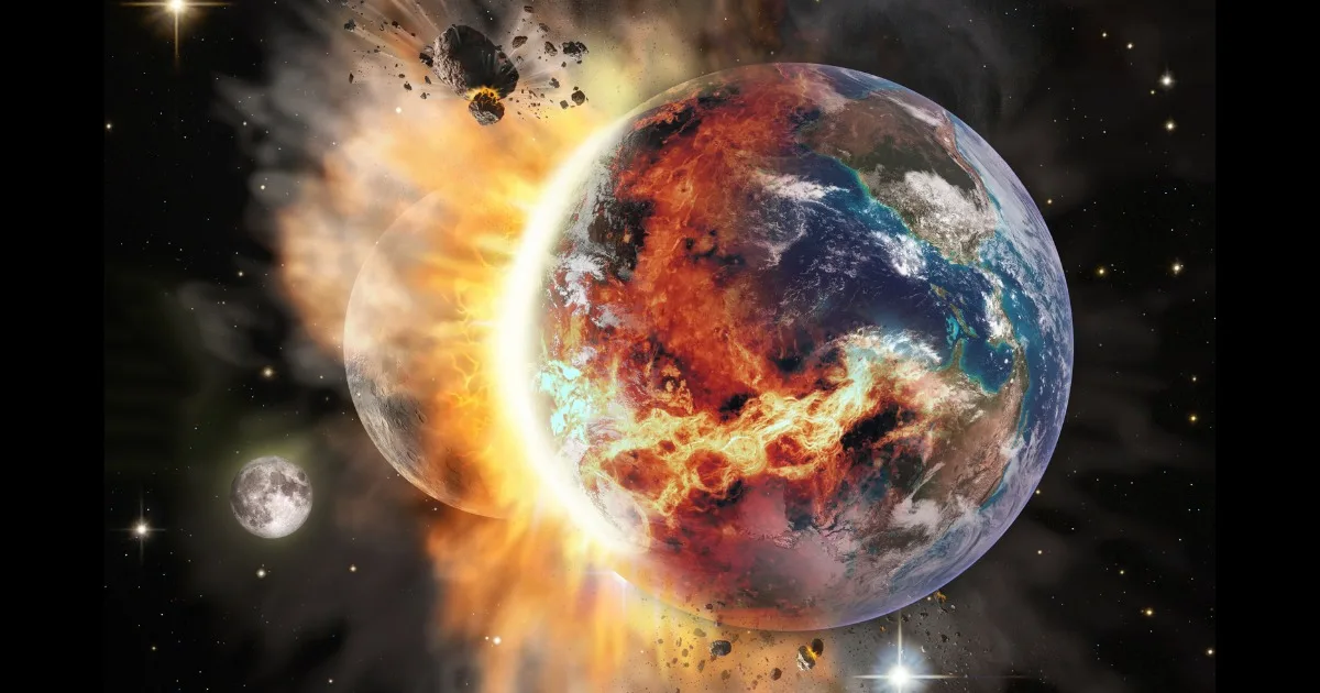 How a massive collision gave birth to the Moon