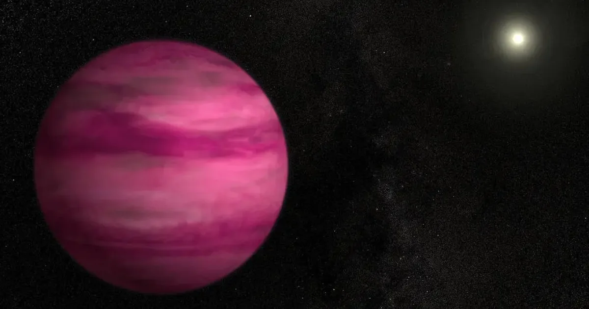 GJ 504b: The pink exoplanet that still glows