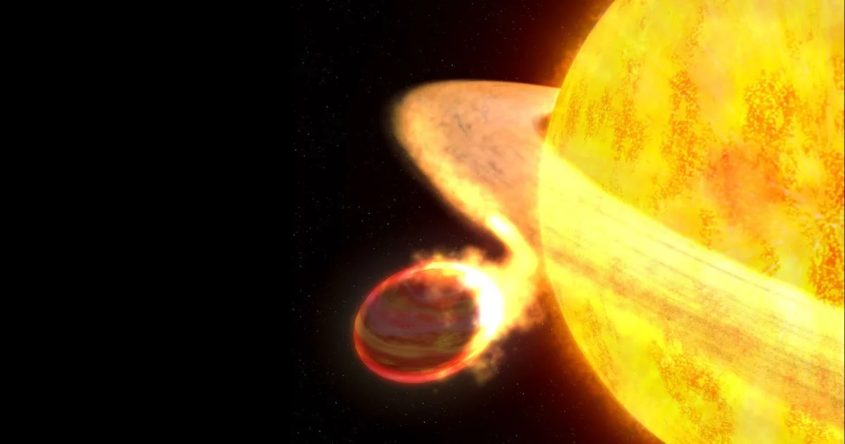 WASP 12-b: The dying planet torn apart by its own star’s gravity