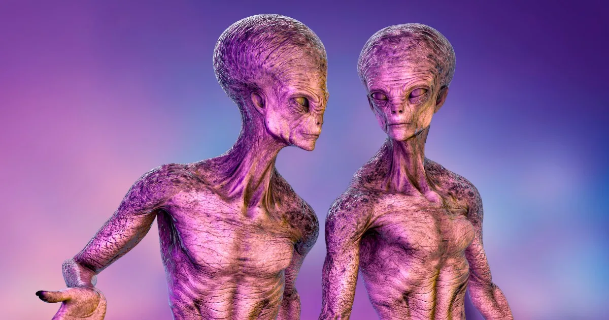 Purple hues in simulated worlds provide hint of what to search for
