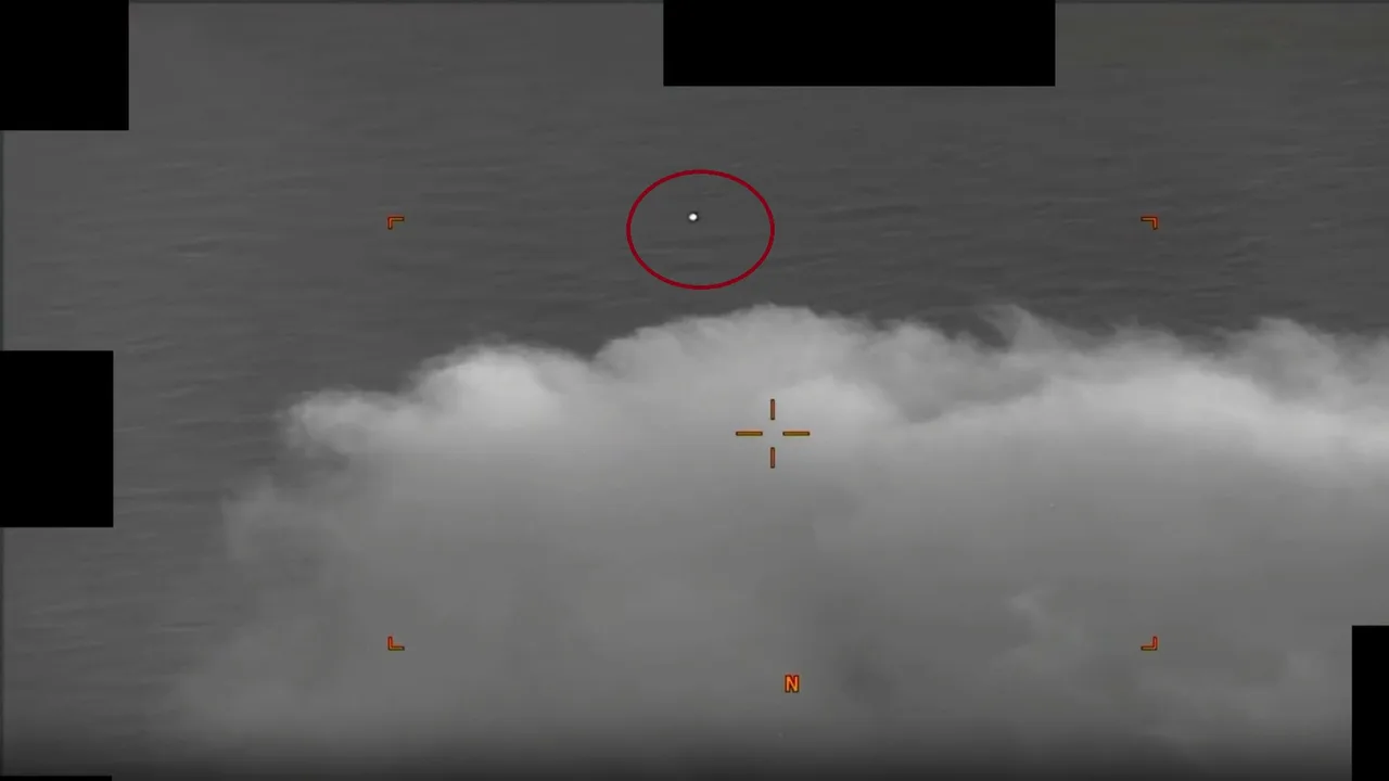 A glowing orb in the clouds