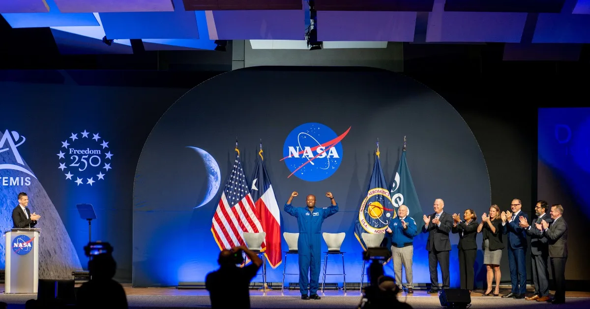 Artemis III Mission Specialist introduced to the world at JSC