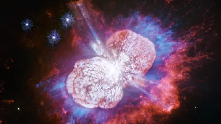 A planet that escaped its dying star