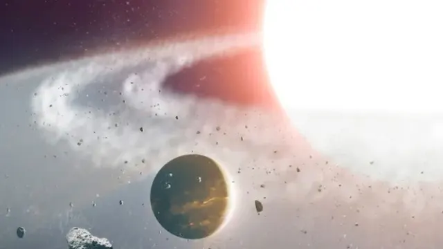 Astronomers found a giant planet that should have been swallowed by its dying star