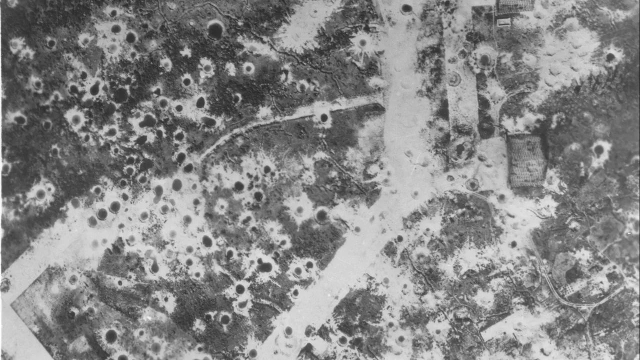Effects of bombing Mili Island (1943 to 1945)