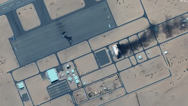 Chilling satellite images that show the impact of war from space