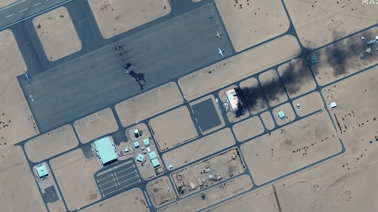 Chilling satellite images that show the impact of war from space