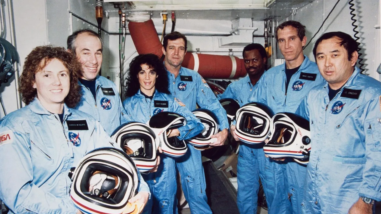 Portrait of Challenger STS-51L Crew, 1986