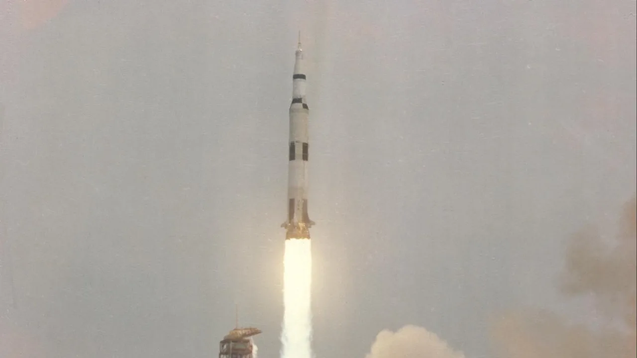 Image of Apollo 13 lunar landing mission as the rocket lifted off from the Kennedy Space Center. (Representative Cover Image Source: NASA)