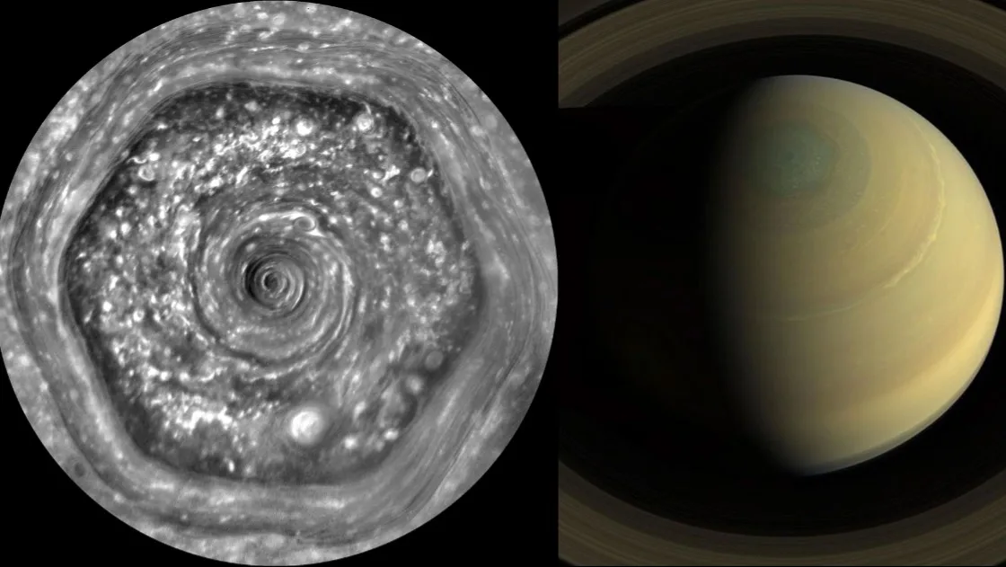 What is Saturn's hexagon?