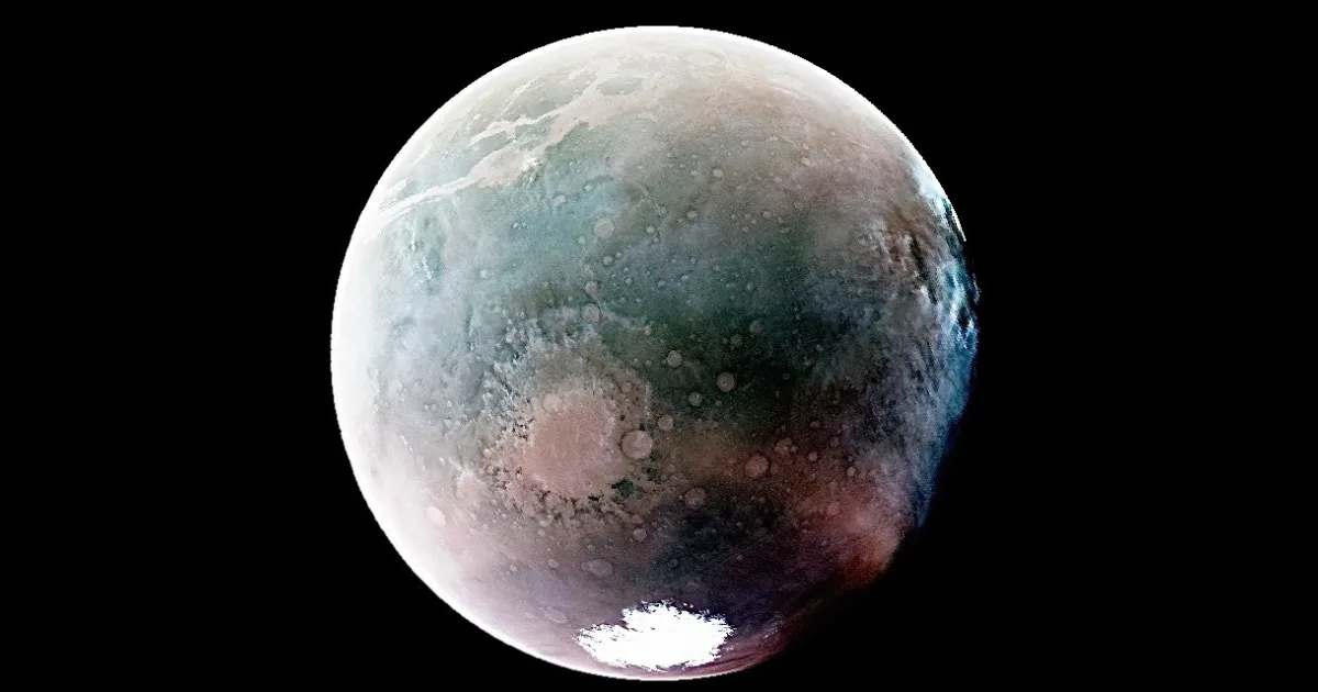 MAVEN captured striking ultraviolet views of Mars