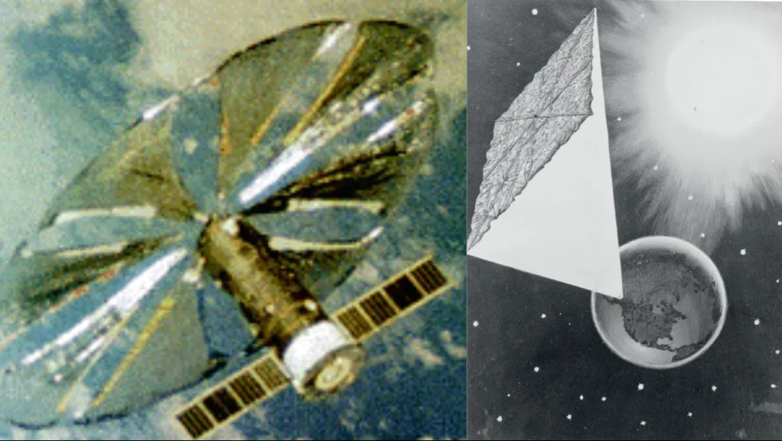 A giant mirror in space