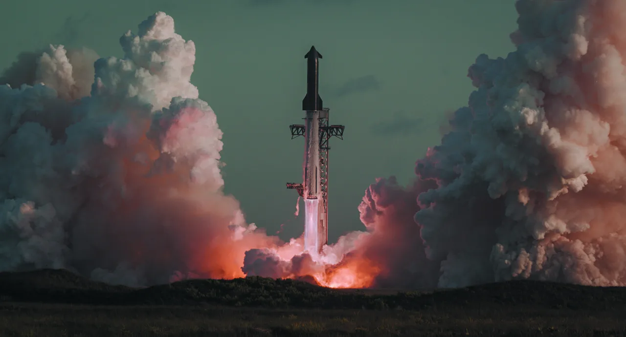 Starship bound for low-Earth orbit