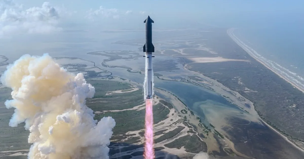 Starship V3 lifts off in fiery debut flight after several delays