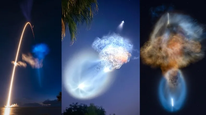 A glowing ‘jellyfish’ in the sky