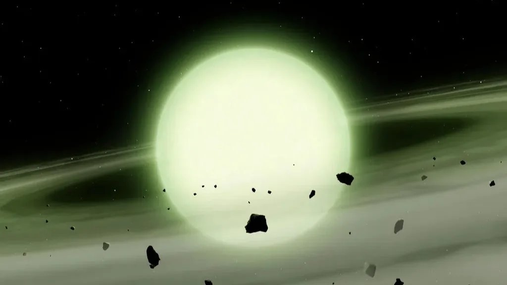 Meet WD J1330+6435, the first-ever green star