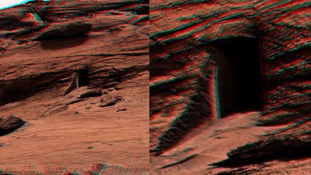 The story behind the ‘doorway’ seen on Mars