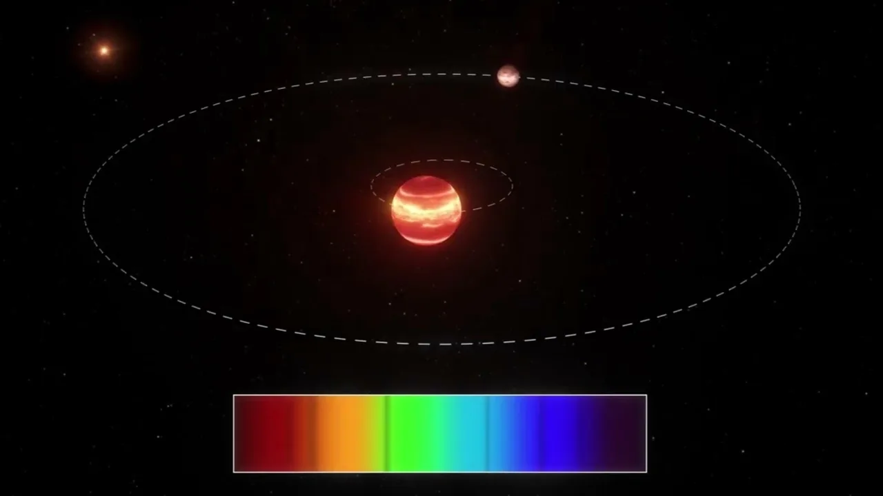 A giant that orbits something that isn’t quite a star