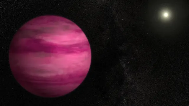 This 'Pink Planet' was already weird, and now astronomers have found salt in its skies