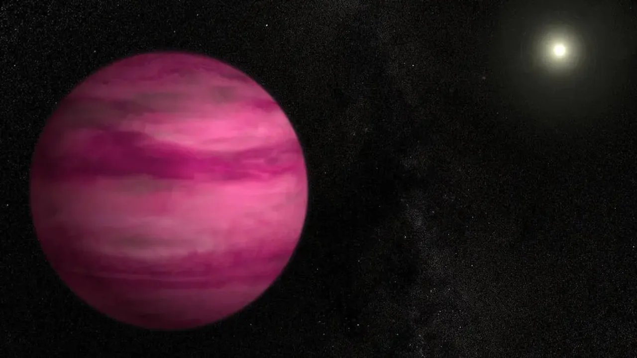 This 'Pink Planet' was already weird, and now astronomers have found salt in its skies