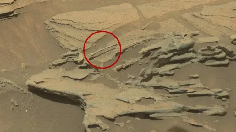 A rock that looks exactly like a “floating spoon”