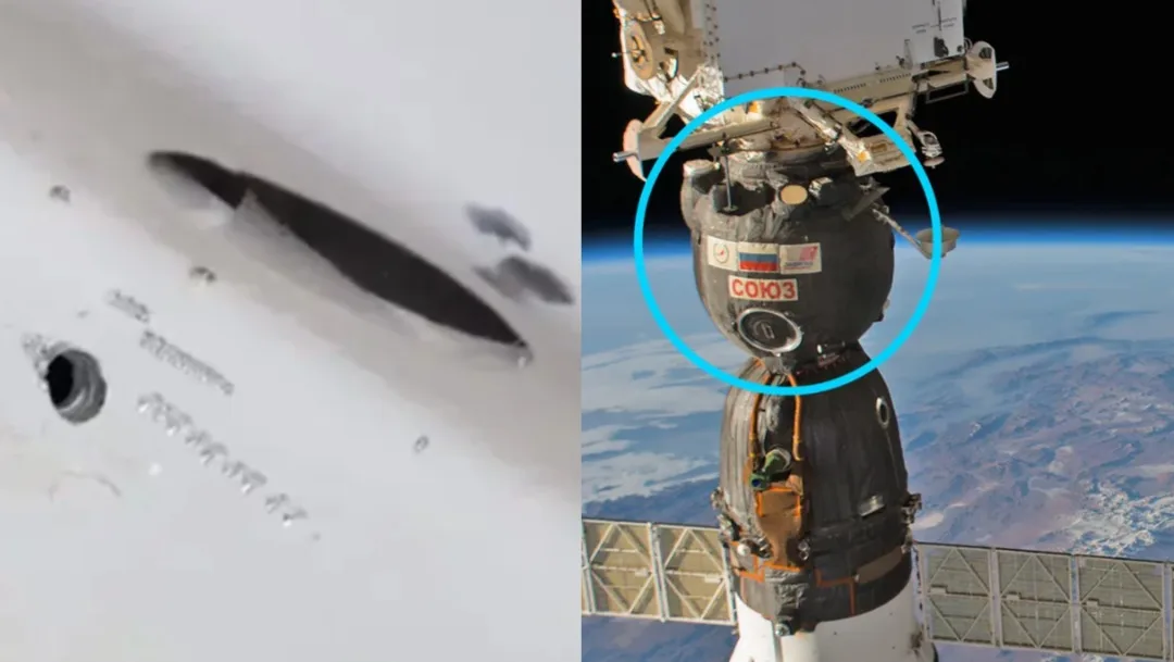 There's a hole in the ISS, but where did it come from?