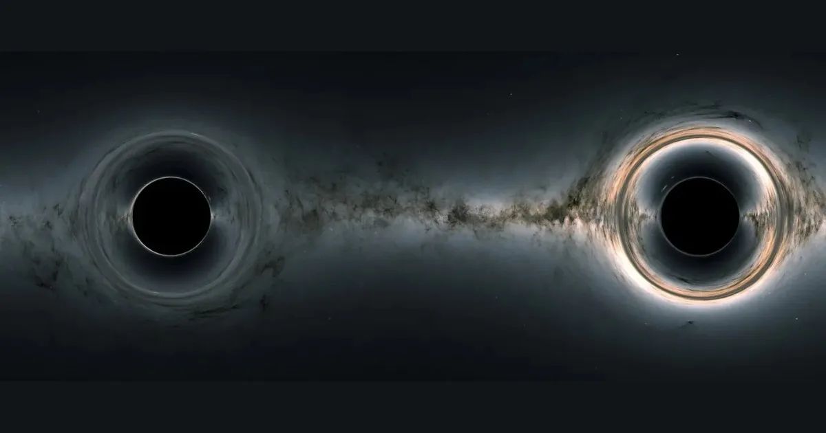 What the Earth's journey towards a black hole would look like