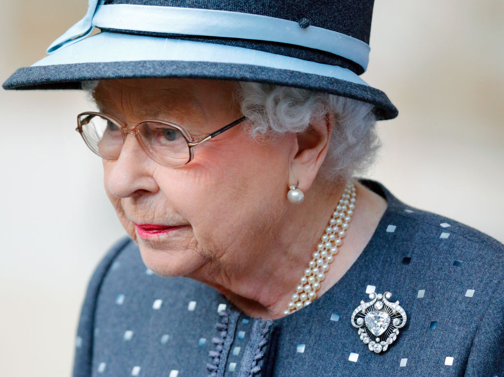 Queen Elizabeth II attends a service on the eve of the centenary of The Battle of The Somme at Westminster Abbey on June 30, 2016 in London, England.