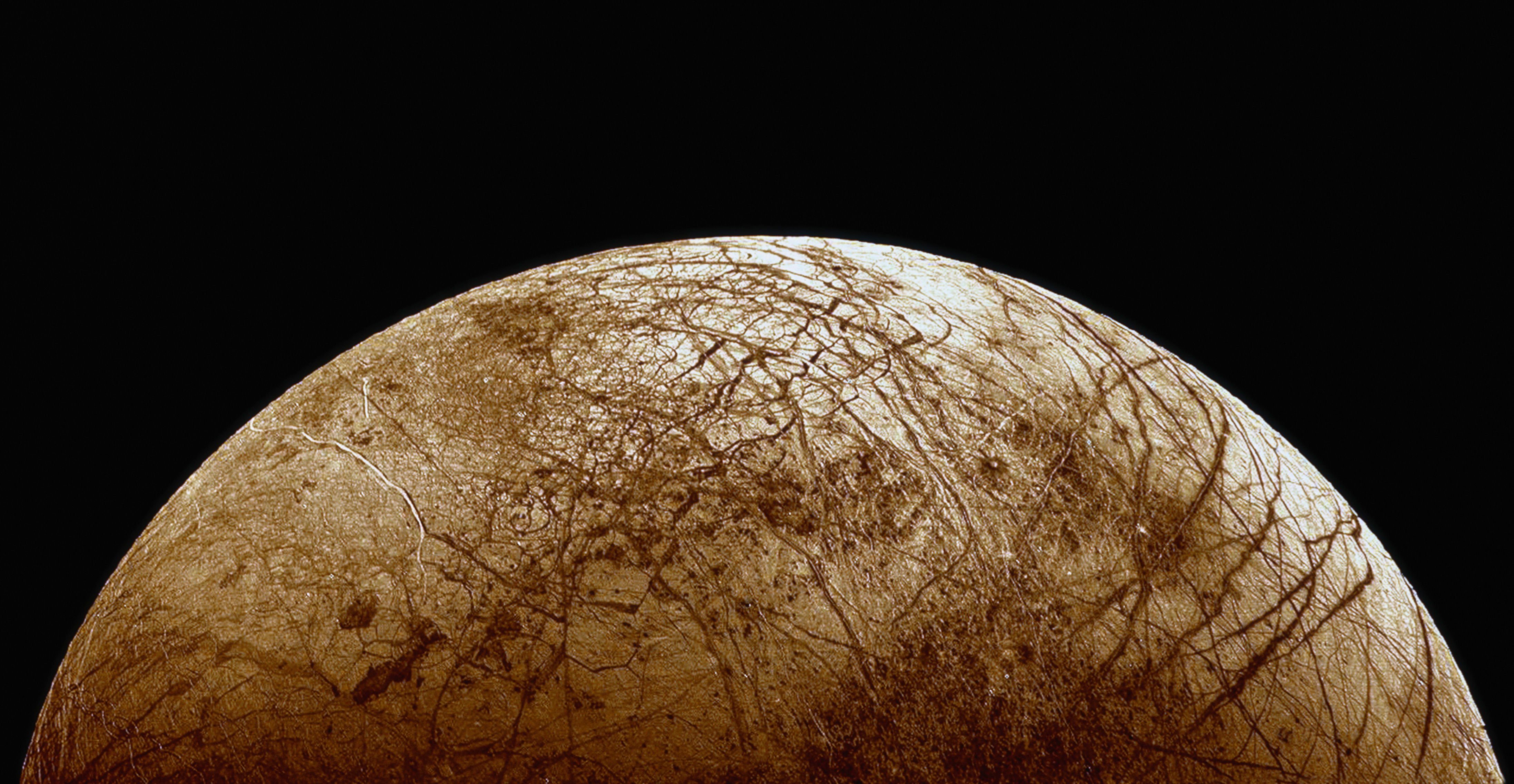 Europa Surface (Image Credit: Getty Images/Stocktrek)