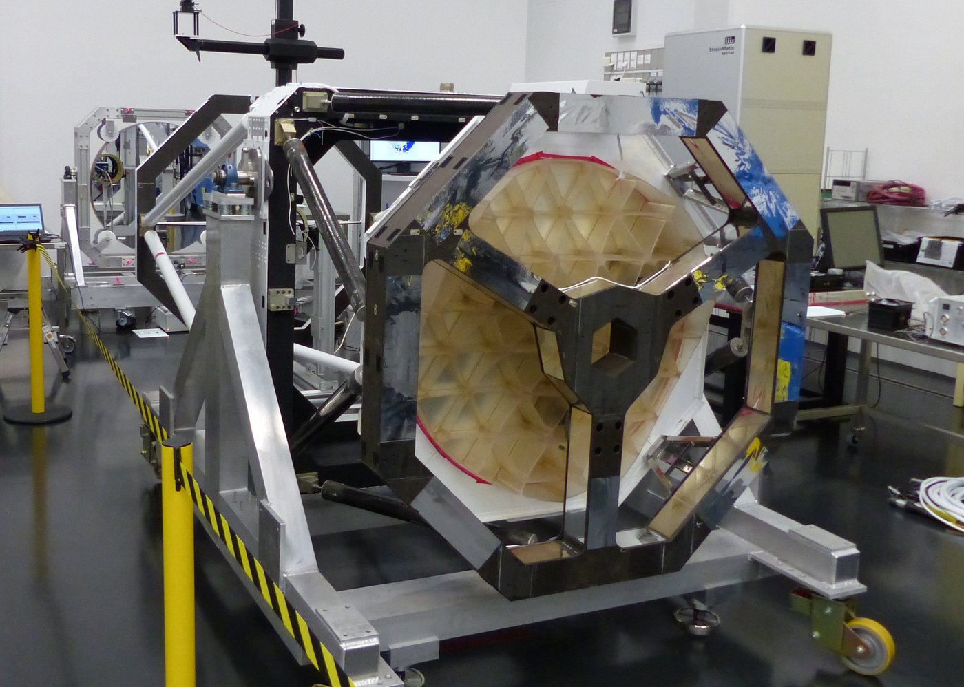 Sunrise III's telescope as seen from the backside.