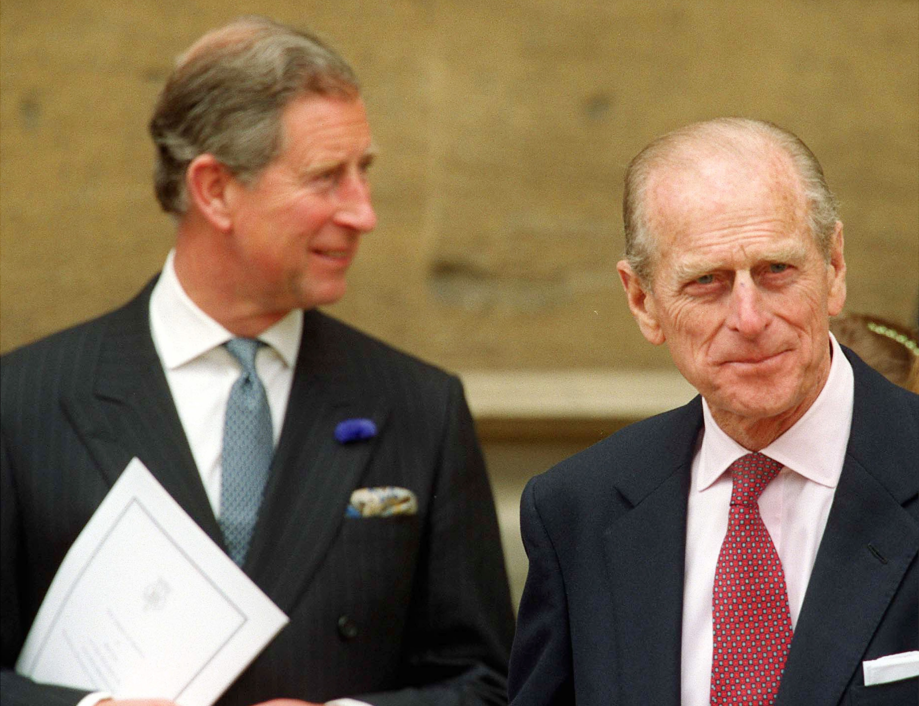 390422 10: Prince Charles joins his father the Duke of Edinburgh to celebrate his 80th birthday June 10, 2001 at Windsor Castle in London. (Photo by UK Press/Getty Images) (USA ONLY)