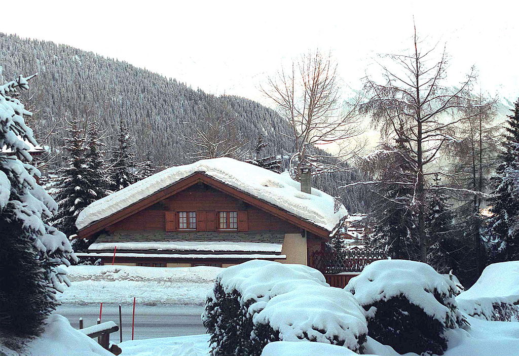 VERBIER, SWITZERLAND - FEBRUARY 16:  The Chalet In Verbier, Switzerland, Where Sarah, Duchess Of York And Her Daughters Stayed During Their Skiing Holiday. The Chalet Is Owned By Paddy Mcnally, The Duchess's Friend.  (Photo by Tim Graham Photo Library via Getty Images)