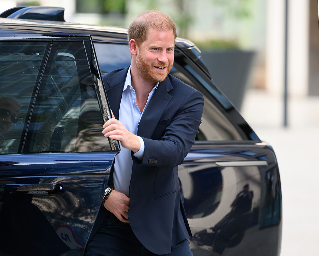 LONDON, ENGLAND - SEPTEMBER 10: Prince Harry, Duke of Sussex during his visit to the Centre For Blast Injury Studies at Imperial College London on September 10, 2025 in London, England. (Photo by Karwai Tang/WireImage)