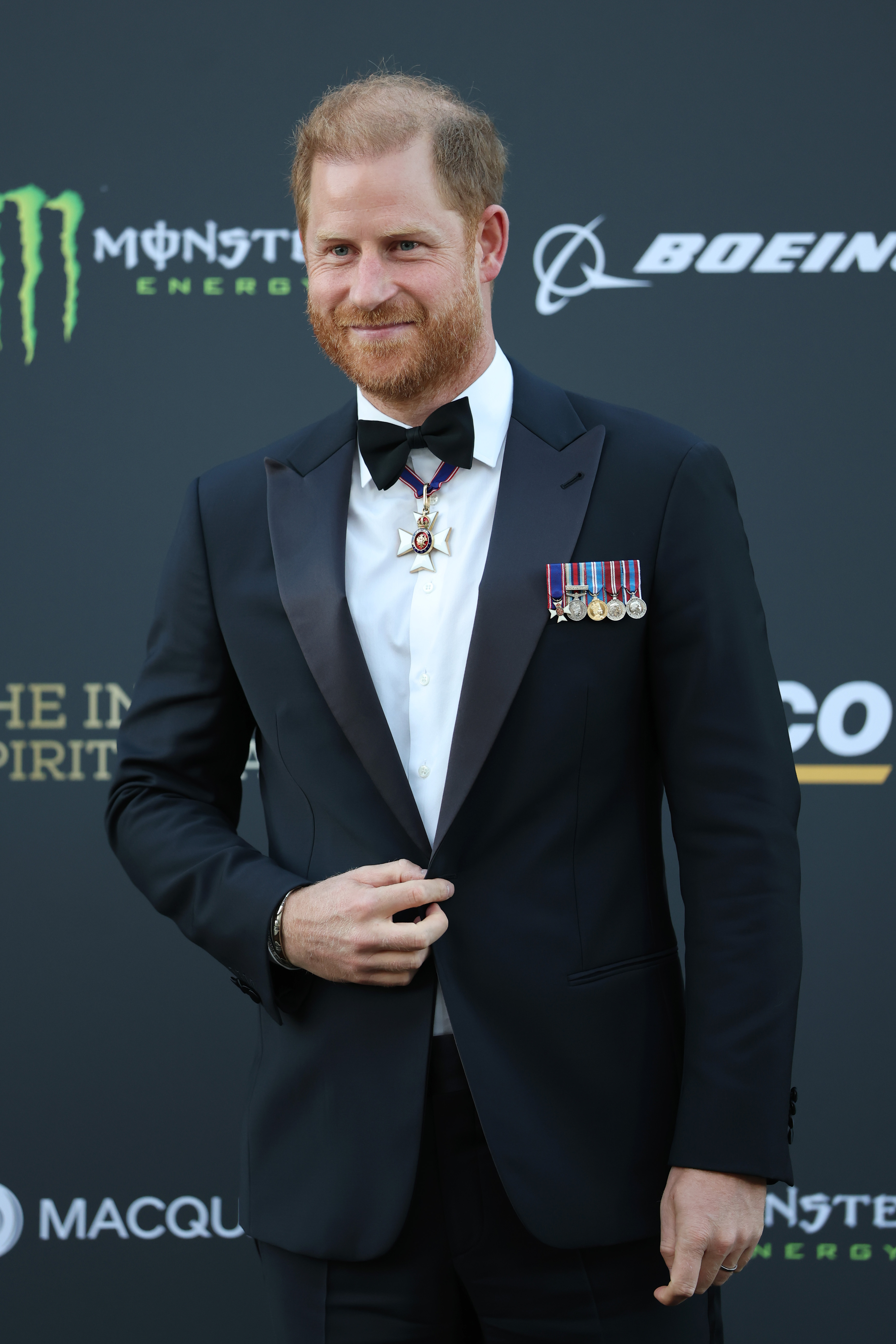 Prince Harry attends the Invictus Games Foundation's inaugural Invictus Spirit Awards at Old Royal Naval College in London, England. (Image Source: Getty Images | Chris Jackson)
