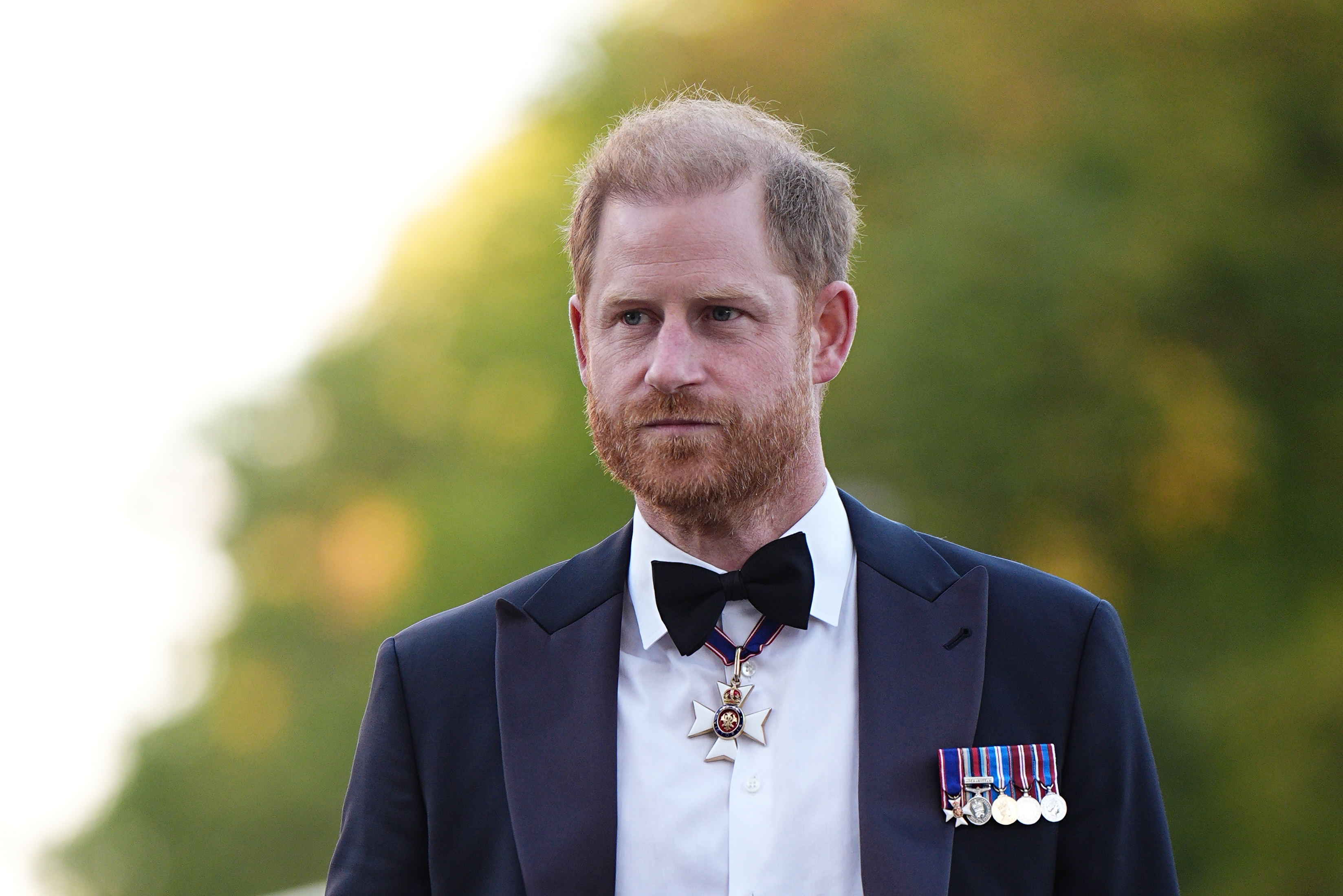 Prince Harry attends the Invictus Games Foundation's inaugural Invictus Spirit Awards at Old Royal Naval College in Greenwich in London, England.  (Photo by Aaron Chown-Pool/Getty Images)