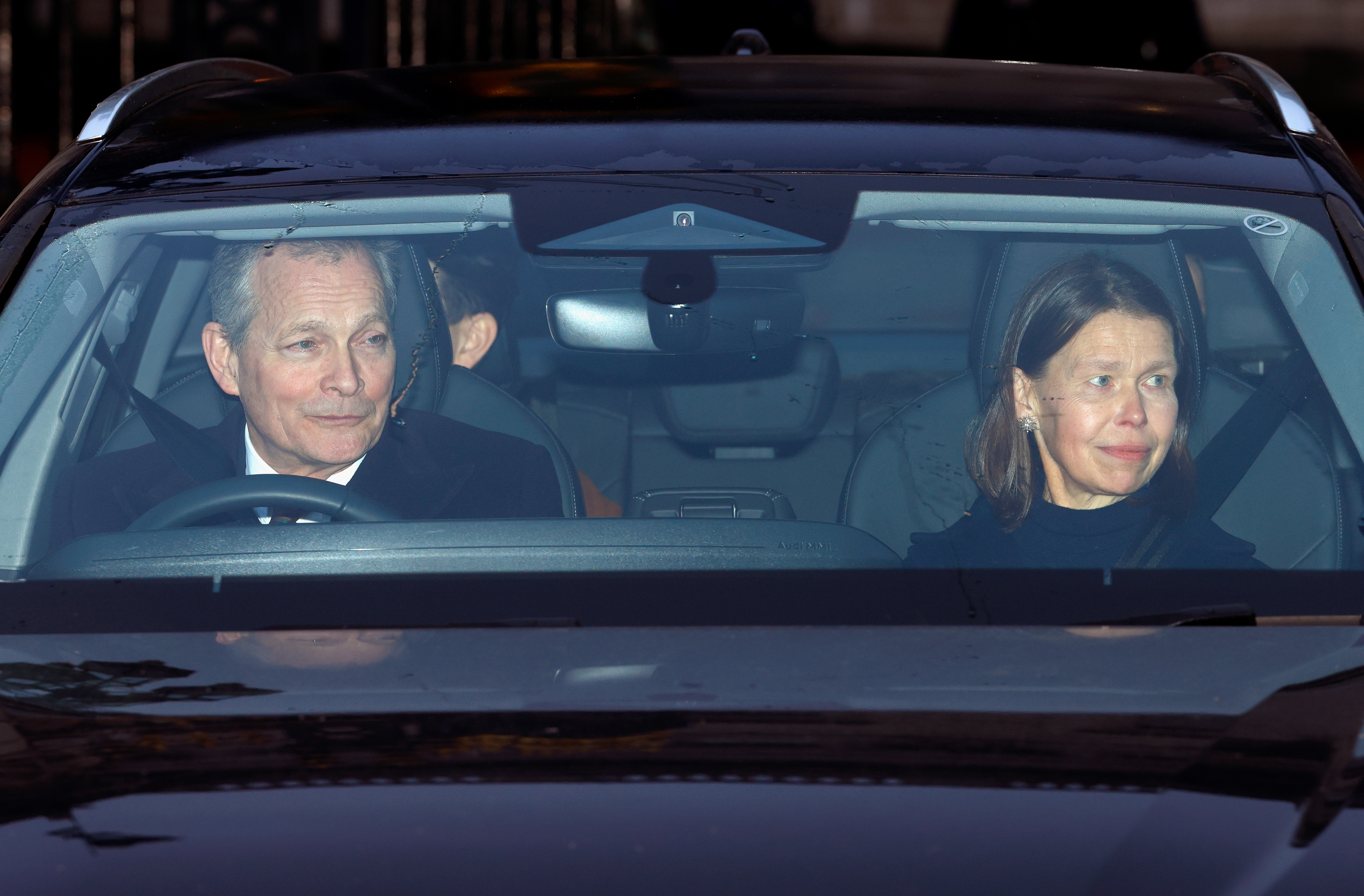 Daniel Chatto and Lady Sarah Chatto attend a Christmas Lunch for members of the Royal Family, hosted by King Charles III, at Buckingham Palace on December 16, 2025 in London, England. (Image Source: Getty Images | Max Mumby/Indigo)