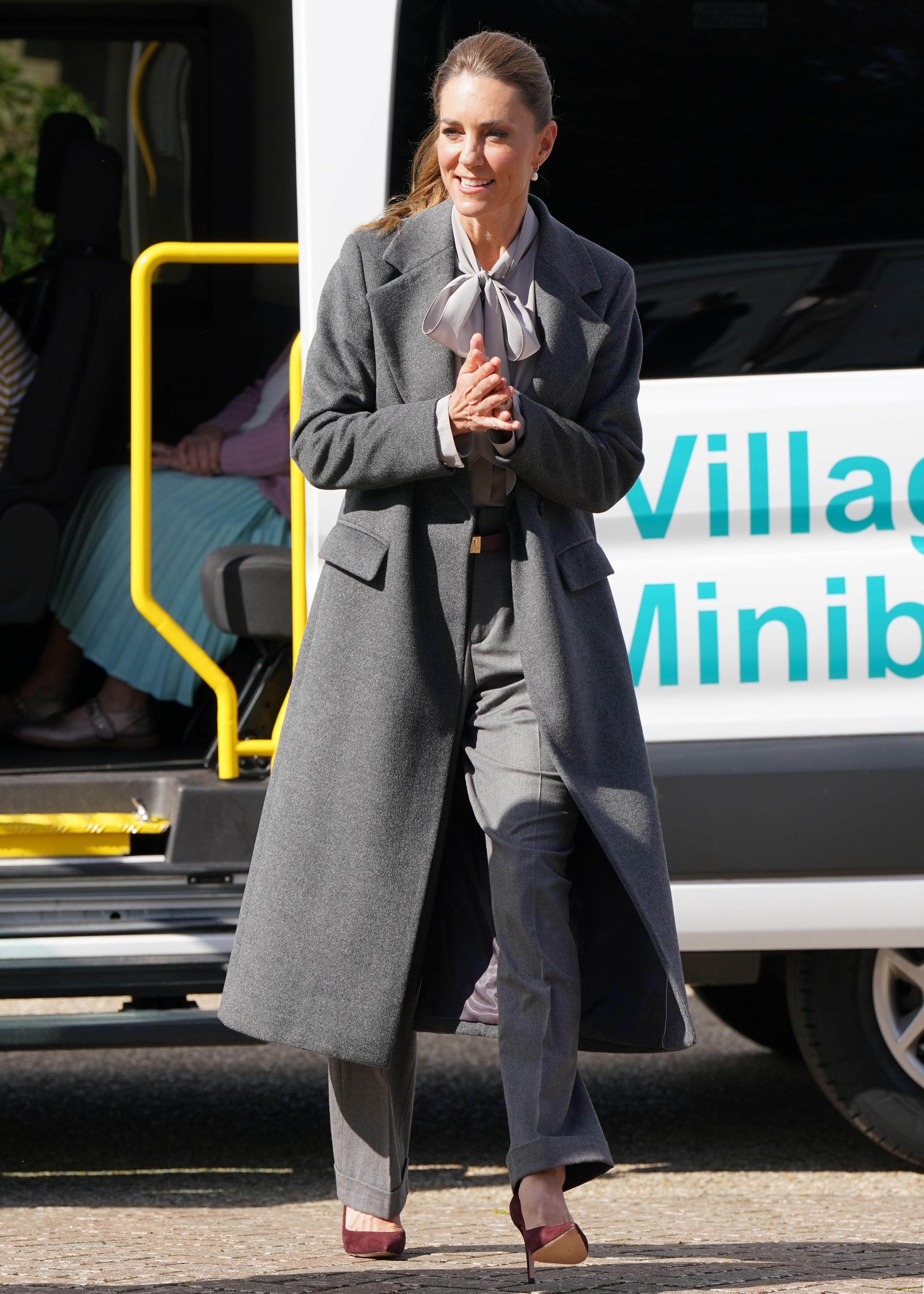 The Princess of Wales visited West Sussex Minibus, a volunteer-led community transport group, which acts as a vital lifeline for people who cannot easily access public transport due to isolation, mobility challenges or financial barriers. The Princess’s visit highlighted the role community transport plays in bringing people together. .Pool picture: Arthur Edwards. The Sun