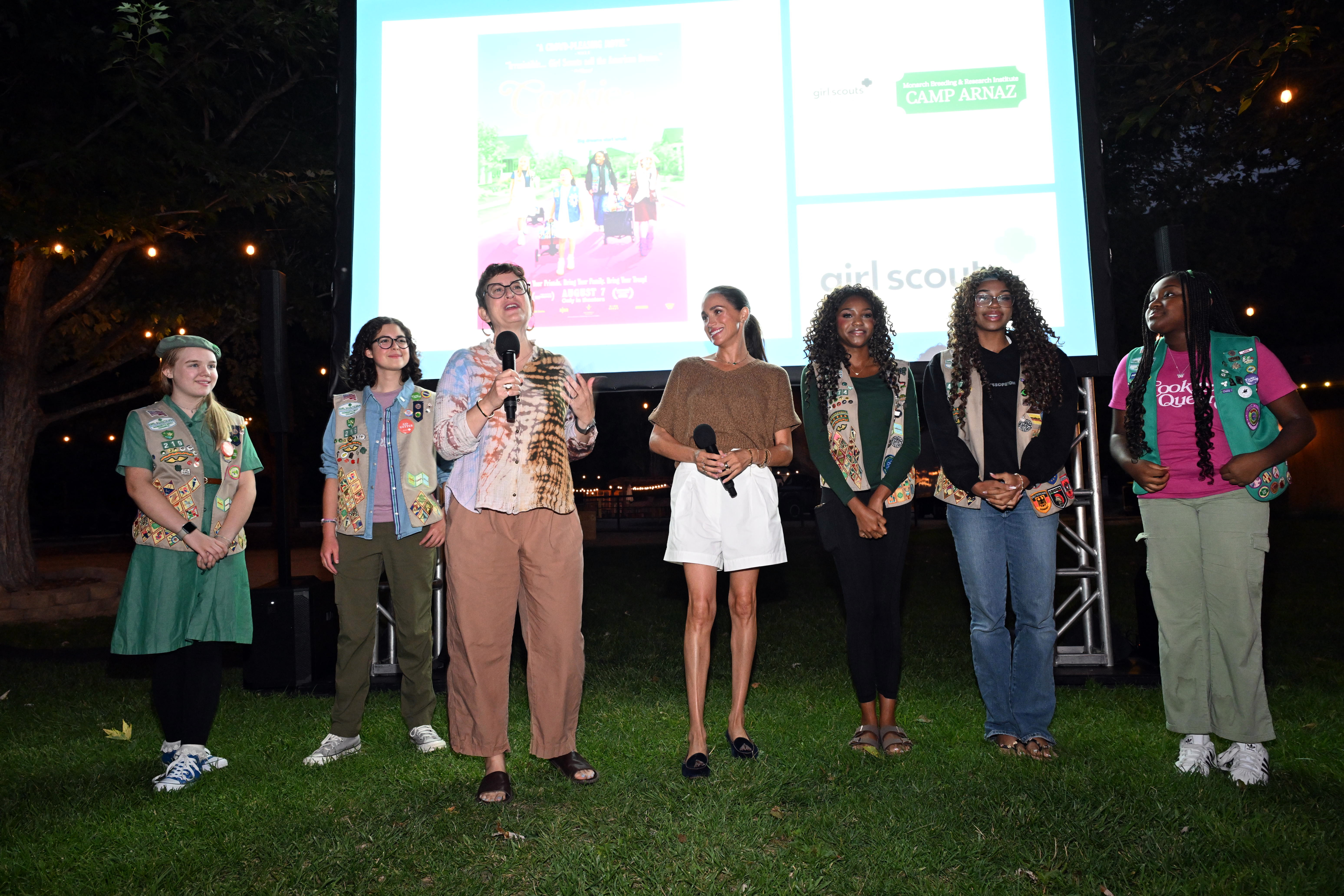 Alysa Nahmias, Meghan Markle at a special screening of Roadside Attractions'