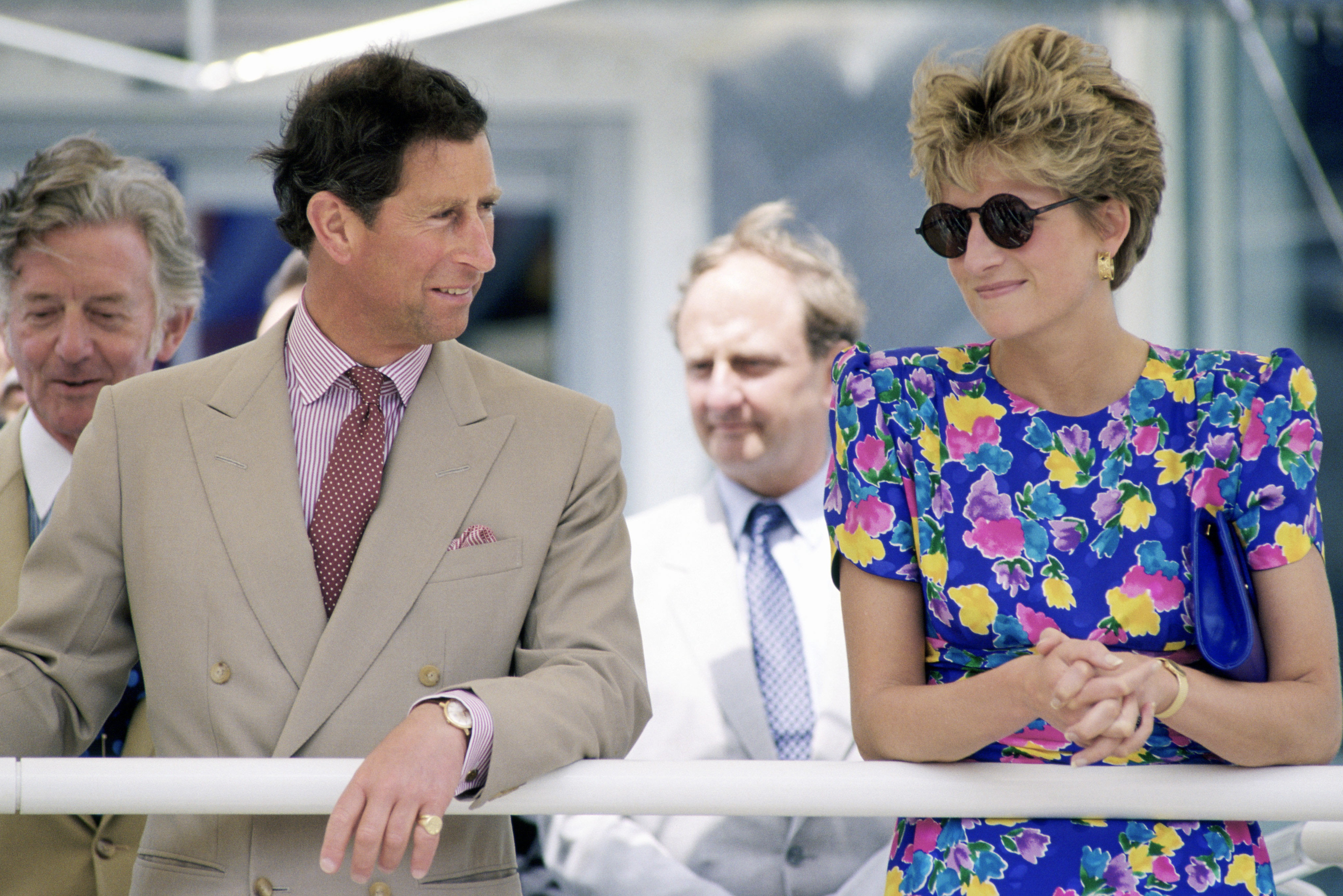 SEVILLE, SPAIN - MAY 21:  Princess Diana And Prince Charles In Seville. She Is Wearing A Dress Designed By Fashion Designers Bellville Sassoon  (Photo by Tim Graham Photo Library via Getty Images)