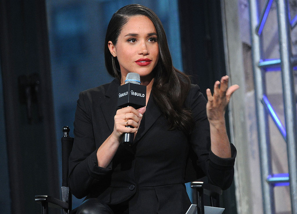 Meghan Markle at AOL Studios In New York on March 17, 2016 in New York City (Image Source: Getty Images | Brad Barket)