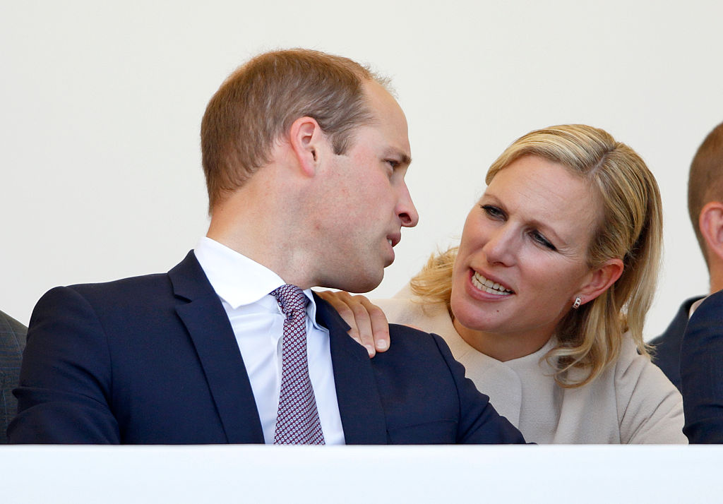 Prince William and Zara Tindall watch a carnival parade as they attend 'The Patron's Lunch' celebrations. (Image Source: Getty Images| Max Mumby/Indigo)