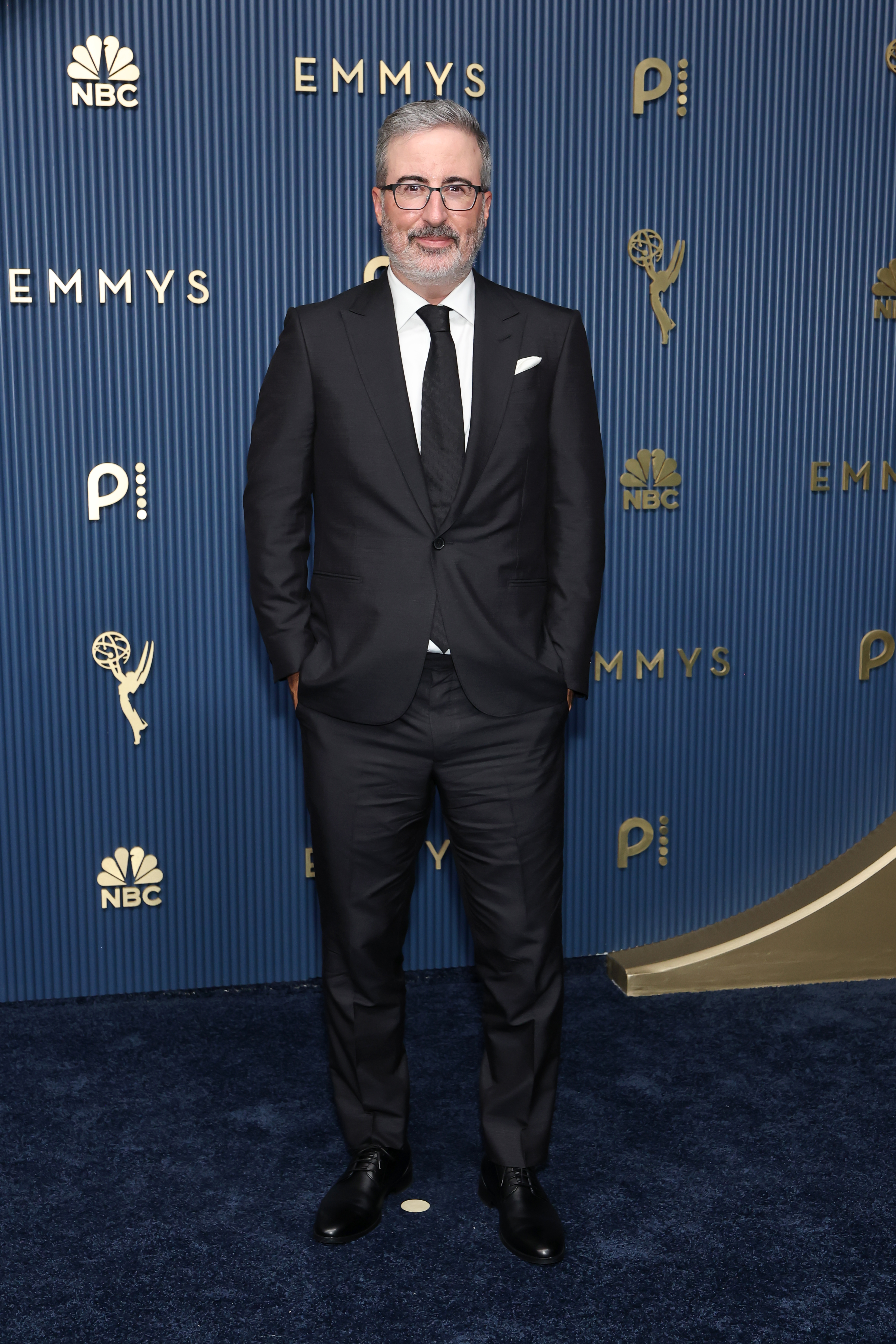 LOS ANGELES, CALIFORNIA - SEPTEMBER 14: John Oliver attends the 78th Primetime Emmy Awards at Peacock Theater on September 14, 2026 in Los Angeles, California. (Photo by Monica Schipper/Getty Images)