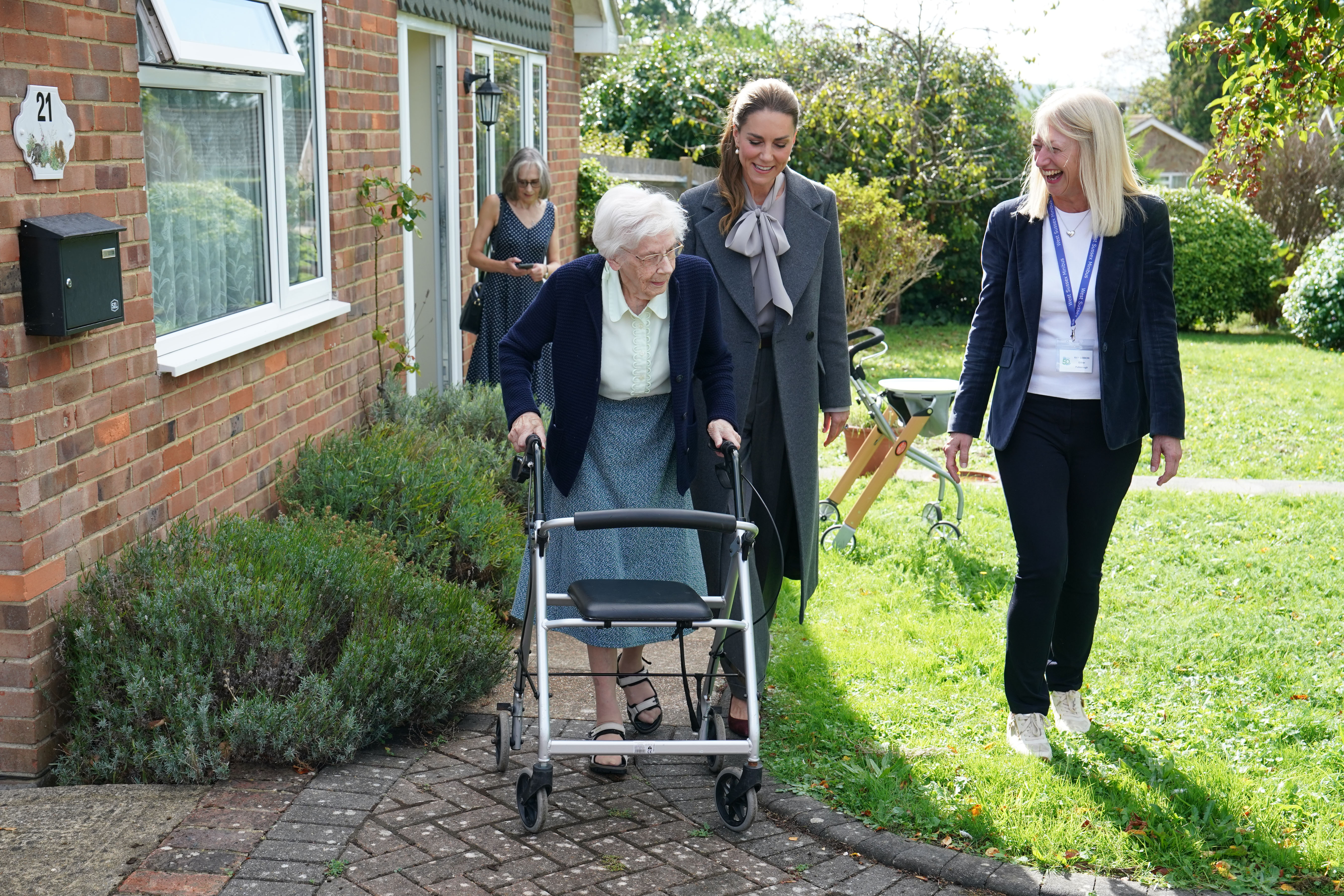 The Princess of Wales visited West Sussex Minibus, a volunteer-led community transport group, which acts as a vital lifeline for people who cannot easily access public transport due to isolation, mobility challenges or financial barriers. The Princess’s visit highlighted the role community transport plays in bringing people together. .Pool picture: Arthur Edwards. The Sun