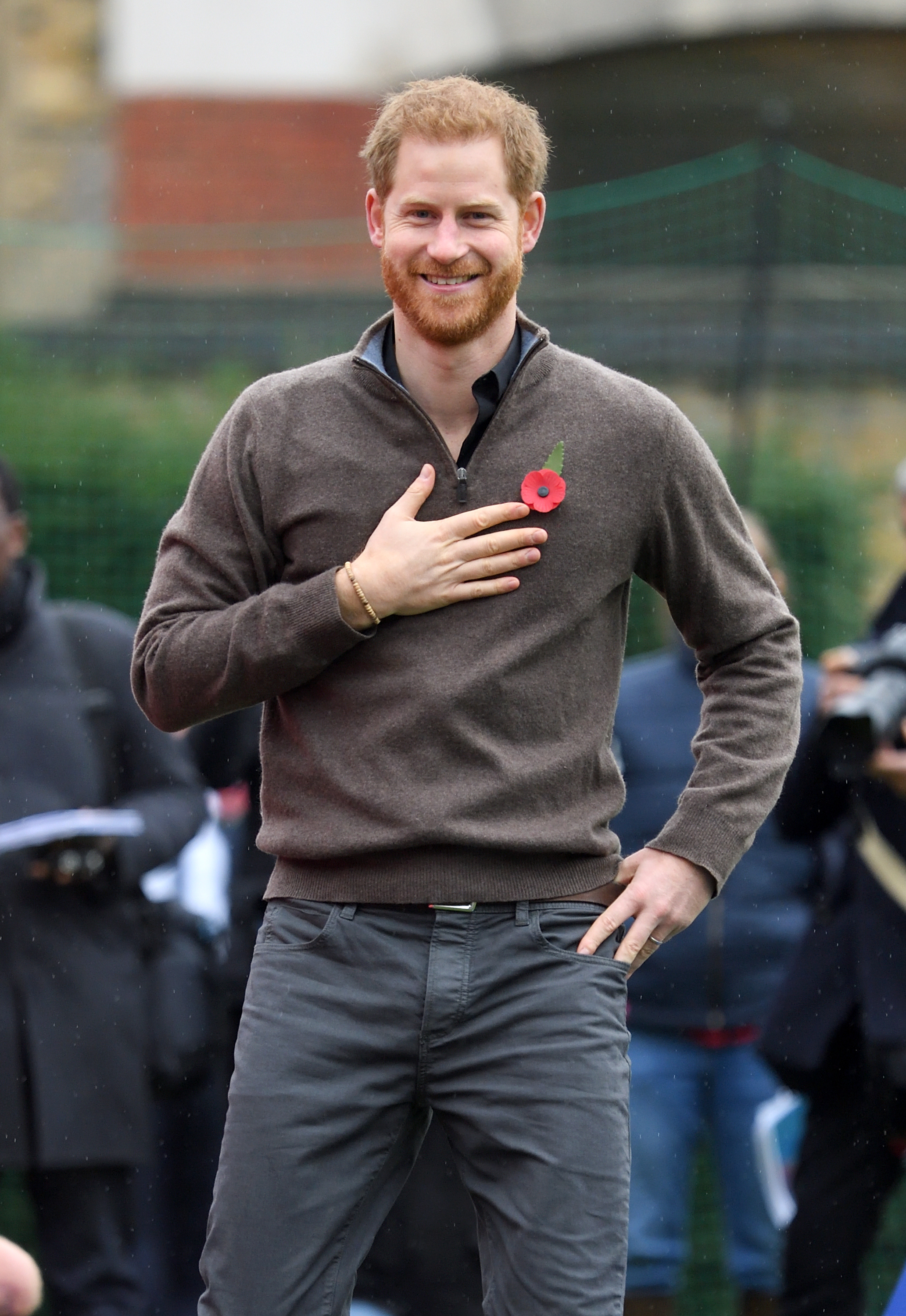 LONDON, ENGLAND - OCTOBER 29: Prince Harry, Duke of Sussex attends the launch of Team UK for the Invictus Games The Hague 2020 at Honourable Artillery Company on October 29, 2019 in London, England. HRH is Patron of the Invictus Games Foundation. (Photo by Karwai Tang/WireImage)