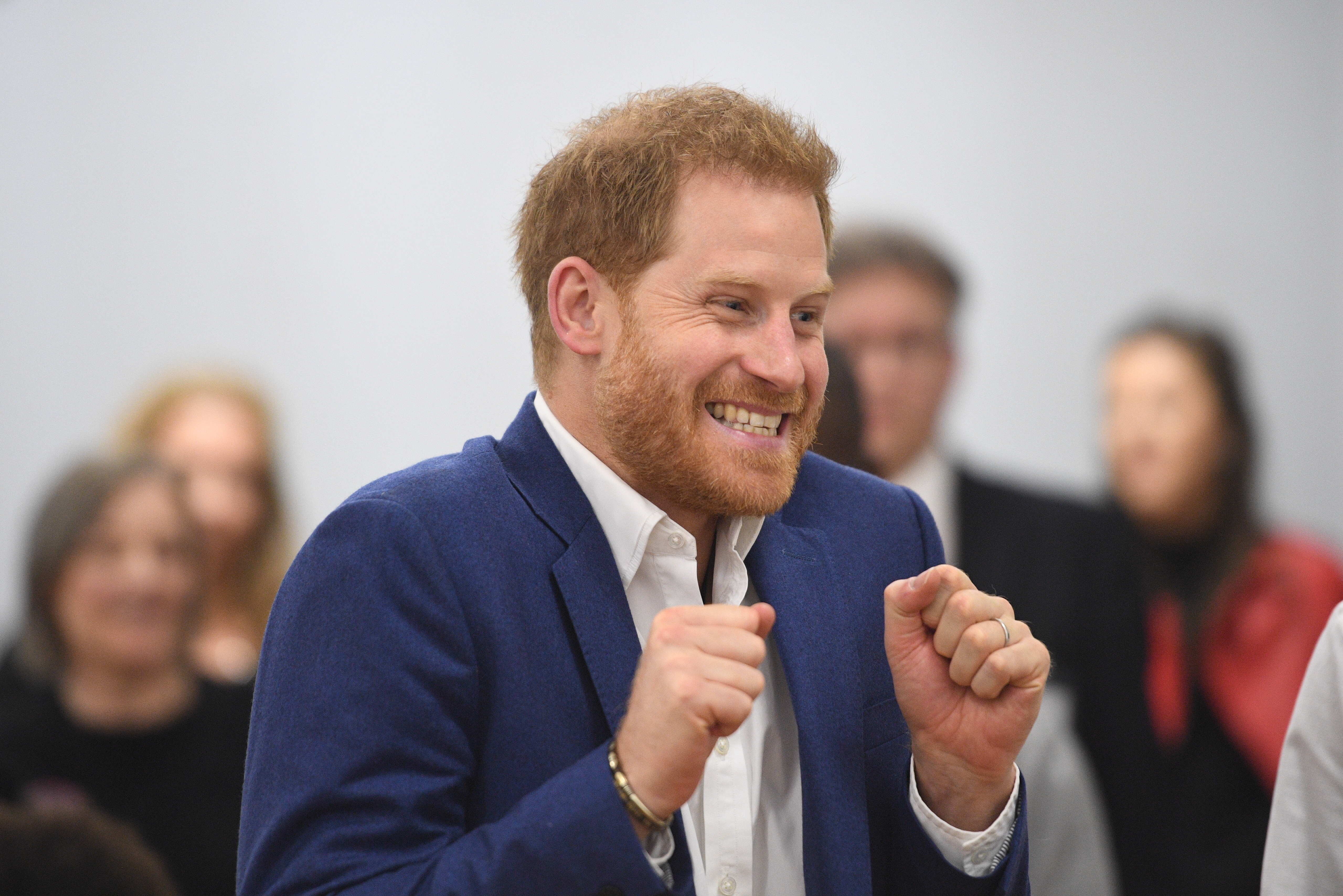 NOTTINGHAM, UNITED KINGDOM – OCTOBER 10: Prince Harry, Duke of Sussex during his visit to the Community Recording Studio in St Ann’s to mark World Mental Health Day on October 10, 2019 in Nottingham, United Kingdom. (Photo by Joe Giddens – WPA Pool/Getty Images)