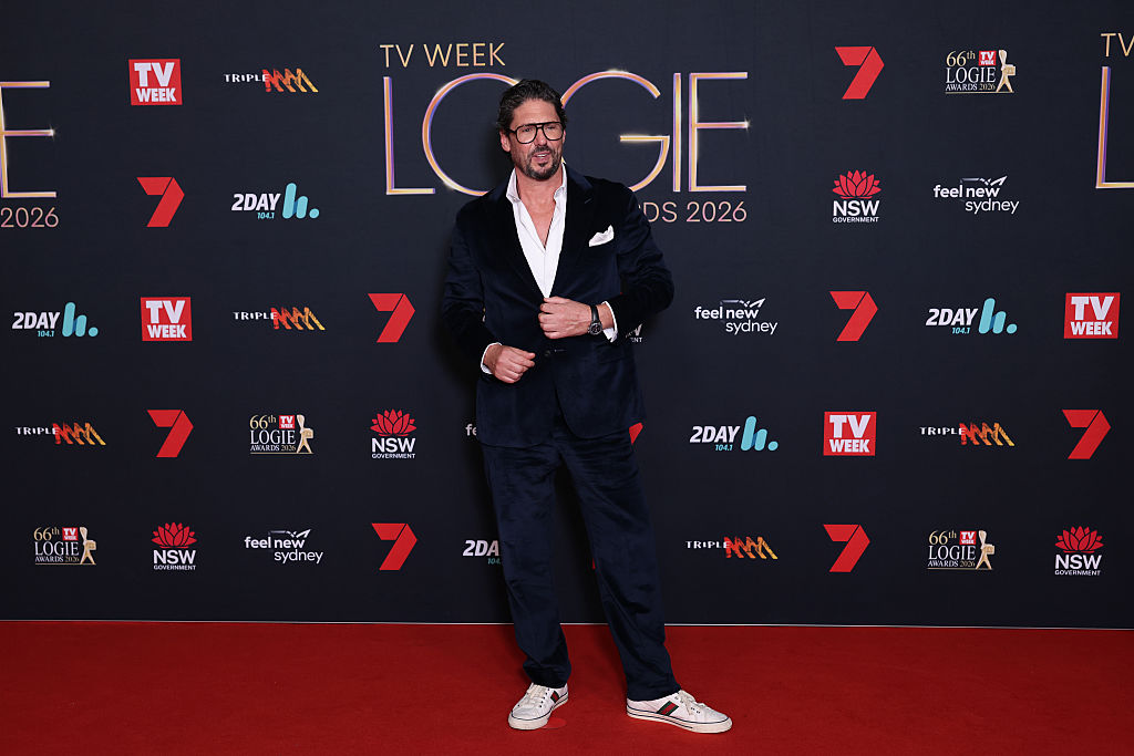 SYDNEY, AUSTRALIA - AUGUST 16: Colin Fassnidge attends the 66th TV WEEK Logie Awards at The Star on August 16, 2026 in Sydney, Australia. (Photo by Don Arnold/WireImage)