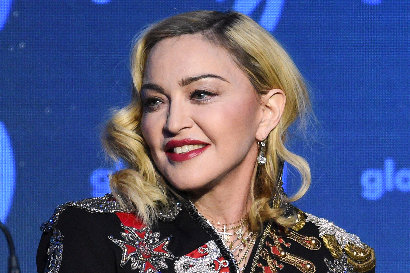 FILE - Honoree Madonna appears at the 30th annual GLAAD Media Awards on May 4, 2019, in New York. (Photo by Evan Agostini/Invision/AP, File)