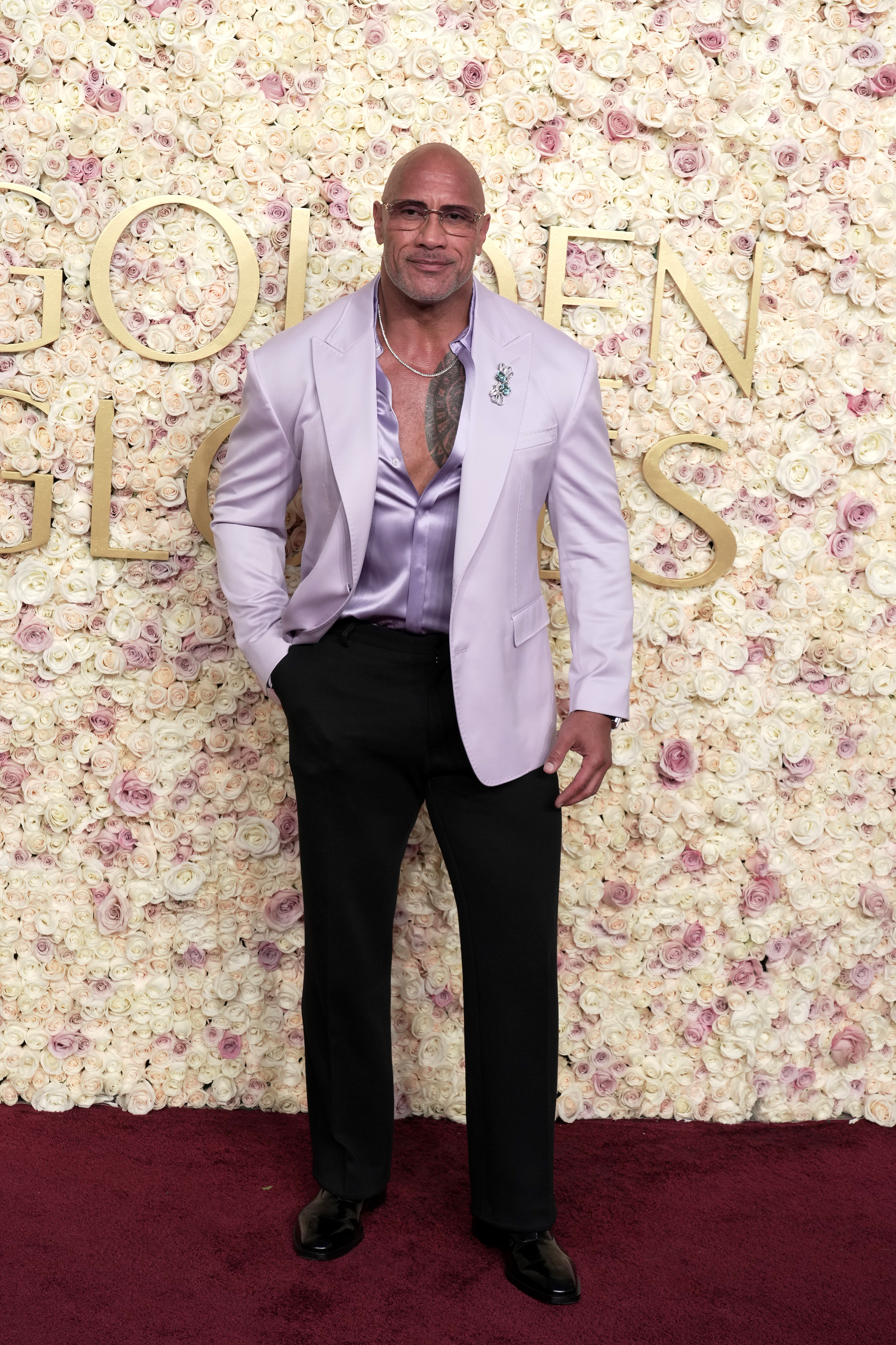 BEVERLY HILLS, CALIFORNIA - JANUARY 05: Dwayne “The Rock” Johnson attends the 82nd Annual Golden Globe Awards at The Beverly Hilton on January 05, 2025 in Beverly Hills, California. (Photo by Jeff Kravitz/FilmMagic)