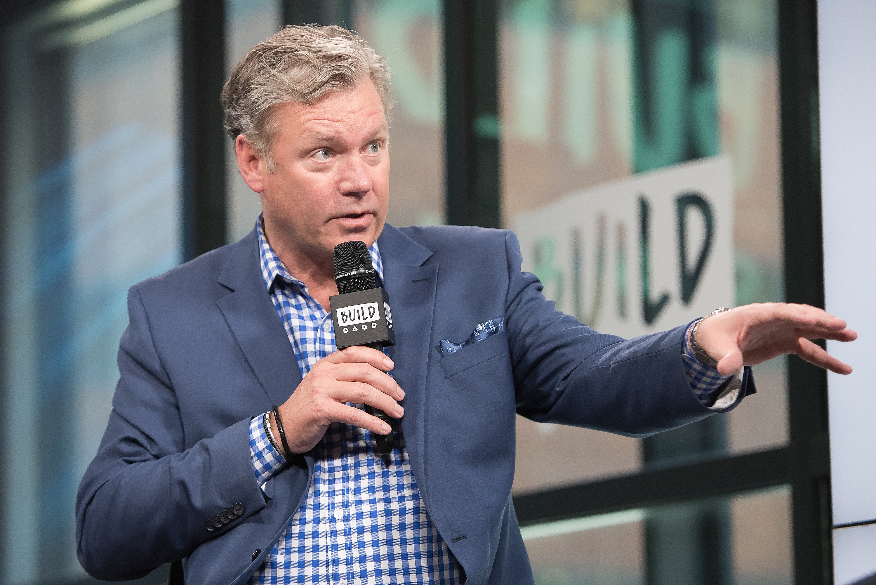 NEW YORK, NY - MAY 09:  Chris Hansen visits Build Studios to discuss